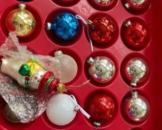 Vintage Shiny Brite ornaments