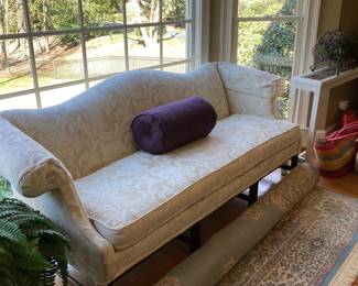 Lovely camel back sofa