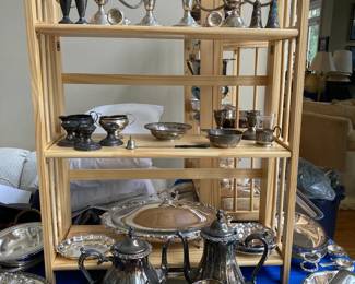 Sterling silver and silver plate