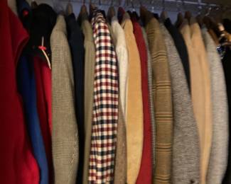 Menβs suit coats