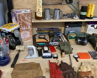 Lots of tools in the garage