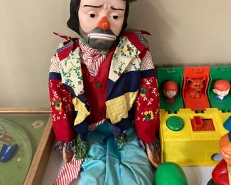 Vintage Emmett Kelly Jr. ventriloquist dummy doll