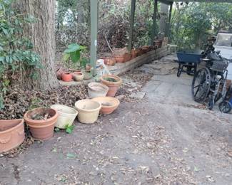 planters, pots
