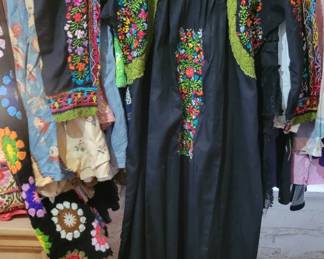 vintage Mexican hand embroidered dress