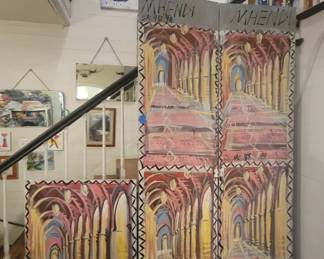 Houston artist Steve Keene original art