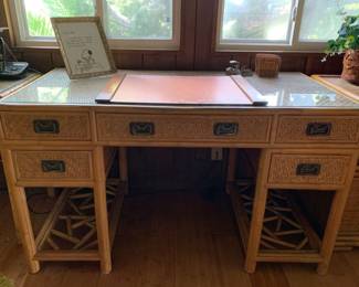 TW187Rattan Desk