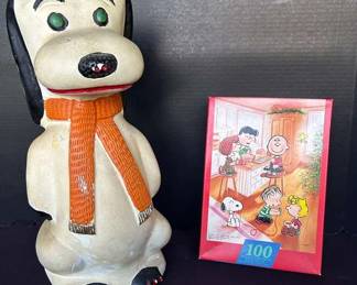 TW204VVintage Ceramic Snoopy And Peanuts Classic Jigsaw Puzzle