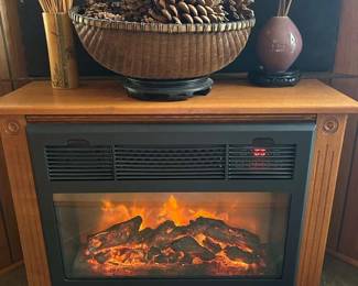 TW101Electric Fireplace  Decor