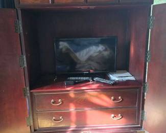 TW199VAsian Inspired Cabinet with TV
