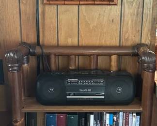 TW169Bamboo Bookshelf, Panasonic RXFS410 Radio And More