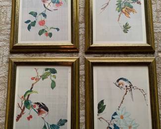 TW232Four Bird Prints