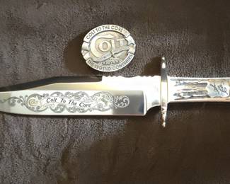 Samuel Colt Signature Bowie with Sheath - 1995 Limited Edition #236 of 1000