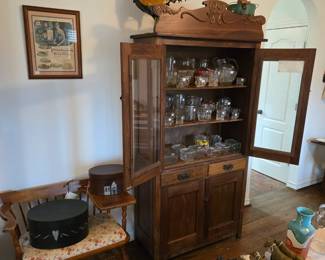 Farmhouse Antique China Cabinet