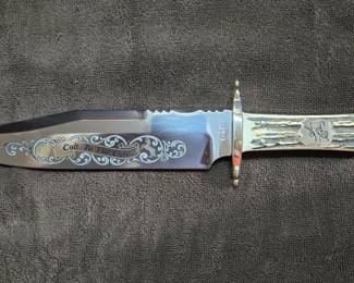 Samuel Colt Signature Bowie with Sheath - 1995 Limited Edition #236 of 1000
