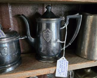 International Silver Co. Silver Soldered Conrad Hilton 8 Oz Teapot