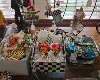 McKenzie Childs Christmas Ornaments