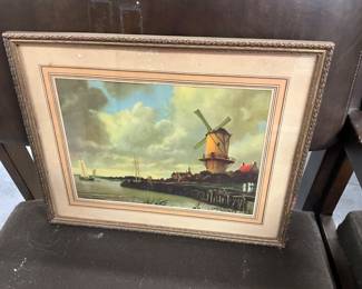 Framed Print by Jacob Isaacksz Van Ruisdael "The Windmill at Wijk bij Duurstede"