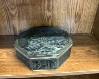 Victoria Biscuit Co Sailing Vessel Metal Tin