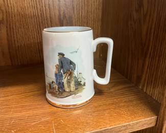Norman Rockwell Mug "Looking Out to Sea"