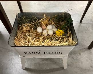 Metal Wash Tub Stand 