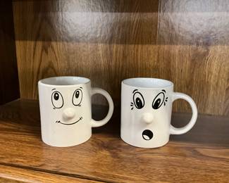90's Anthropomorphic Smiley Face 3D Coffee Mugs