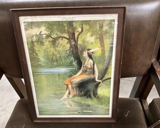 Framed Print "Sunrise Maiden" Reproduction