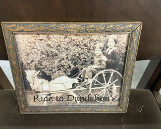 Framed Print "Ride to Dandelion's"