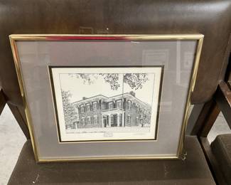 Framed Ulysses Grant Home Drawing Print