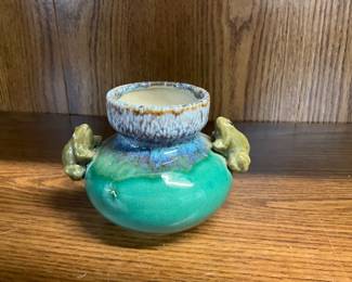 Evangeline Pottery Piece w/Frog Handles