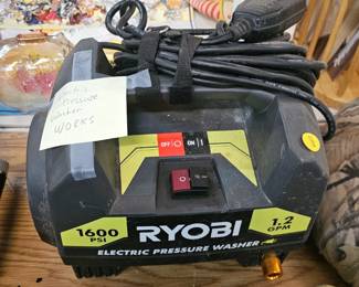 RYOBI ELECTRIC PRESSURE WASHER