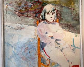 "Girl in a Chair" by Jerald Silva