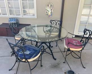 Iron Patio Dining Set