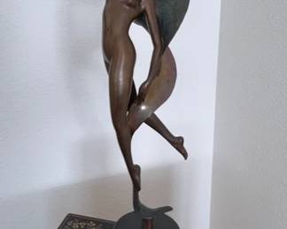Art Deco Bronze "Dance Step" by Angelo Basso