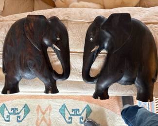 See signature on the backs of the elephants in next picture.  