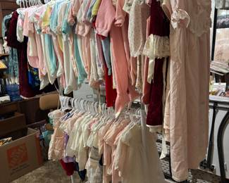 You have to check out these vintage baby clothes!