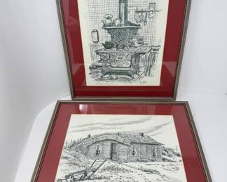 93 Setof2RoseMaryGoodsonFramedPrints