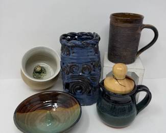 52 ArtisanStudioPotteryCollectionUniqueHandcraftedCeramicPieces