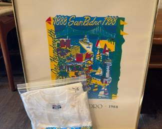 26 Vintage1988SanPedroCommemorativePrintwMatchingHanesTShirt