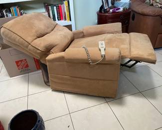 This is a lyft chair, take someone from sitting to standing, and from sitting to completely stretched out