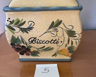 Biscotti jar