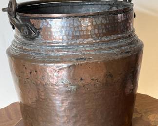 Lot 64 | Hammered Copper Jug with Handles