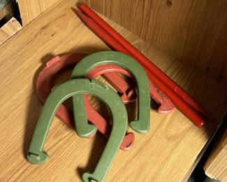 Lot 125 | Horseshoes Game Horse Shoe Throwing