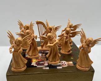 Lot 229 | Small Christmas Angels Orchestra Figurines