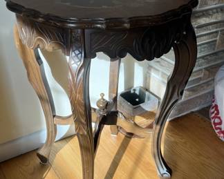 Lot 63 | Inlaid Wood Vintage Side Table