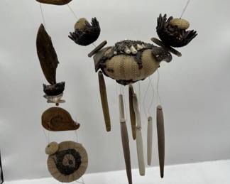 Lot 163 | Sea Urchin Driftwood Melodic Windchimes Chimes