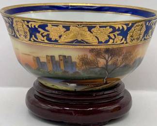 Lot 24 | Vintage Noritake Handpainted Gold Detailed Bowl