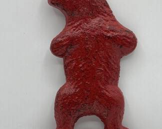 Lot 185 | Cast Iron Red Bear Cottagecore Bottle Opener
