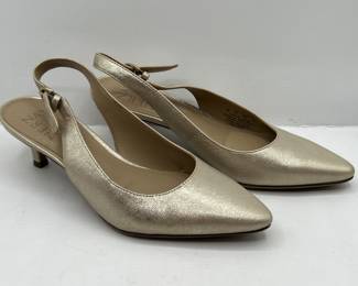 Lot 250 | Ladies Sz4 Naturalizer Slingback Heels Shoes