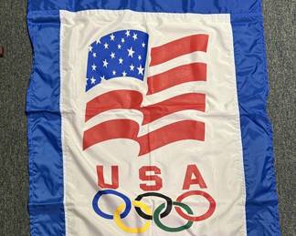 Lot 242 | Vintage USA Olympics Flag