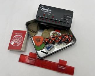 Lot 402 | Guitar Accessories; Pics, Chromatic Tuner Fender